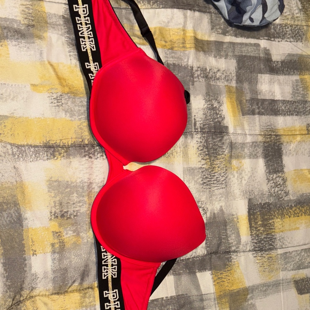 PINK Victoria's Secret Bold Red Bra